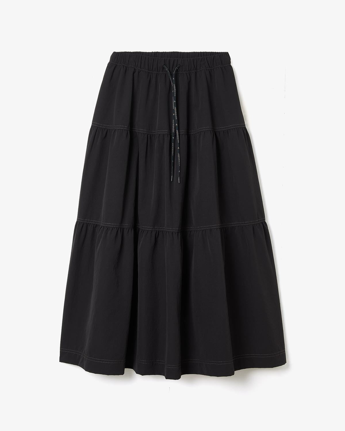 CRINKLED NYLON SKIRT 2 (W)