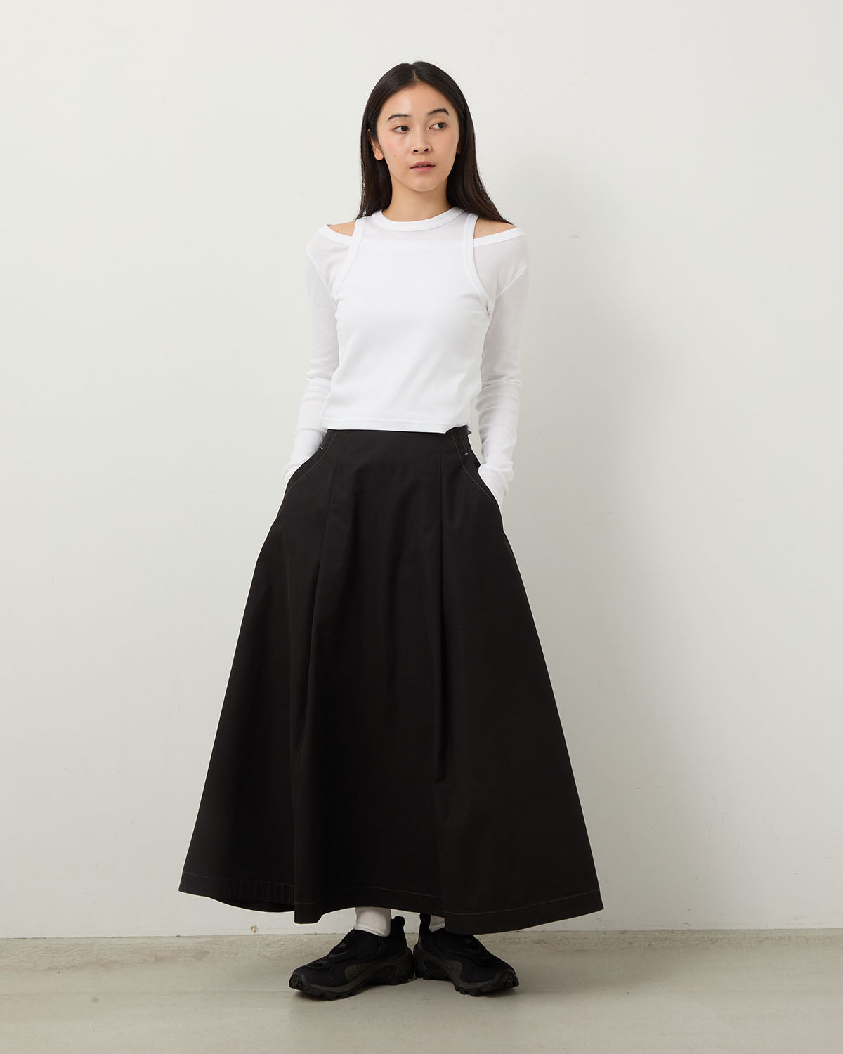 HIGH COUNT CLOTH SKIRT (W)