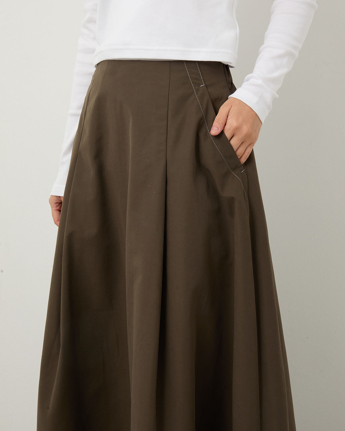 HIGH COUNT CLOTH SKIRT (W)
