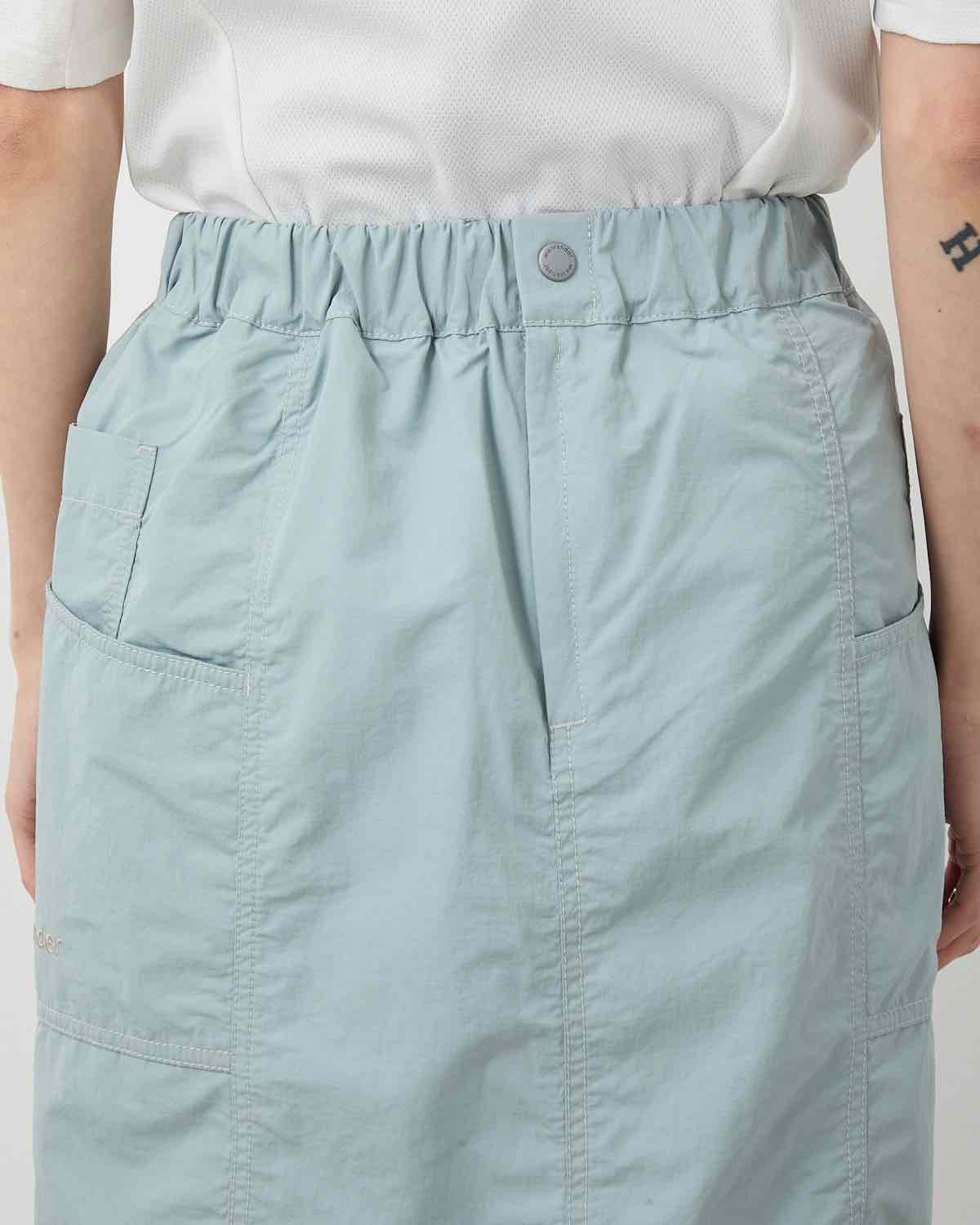 CRINKLED NYLON SKIRT (W)