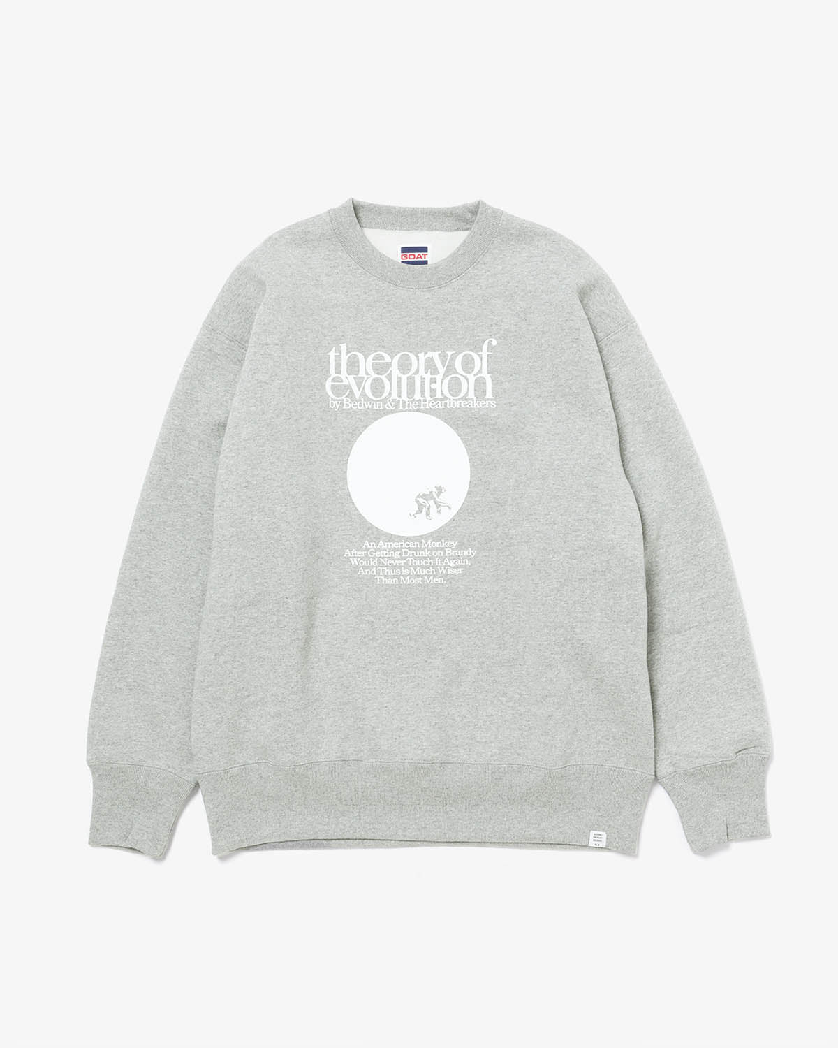 L/S PRINTED C-NECK SWEAT 