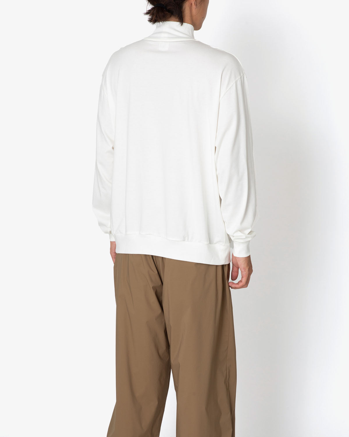 SILK COTTON 20/80 HIGH-NECK L/S