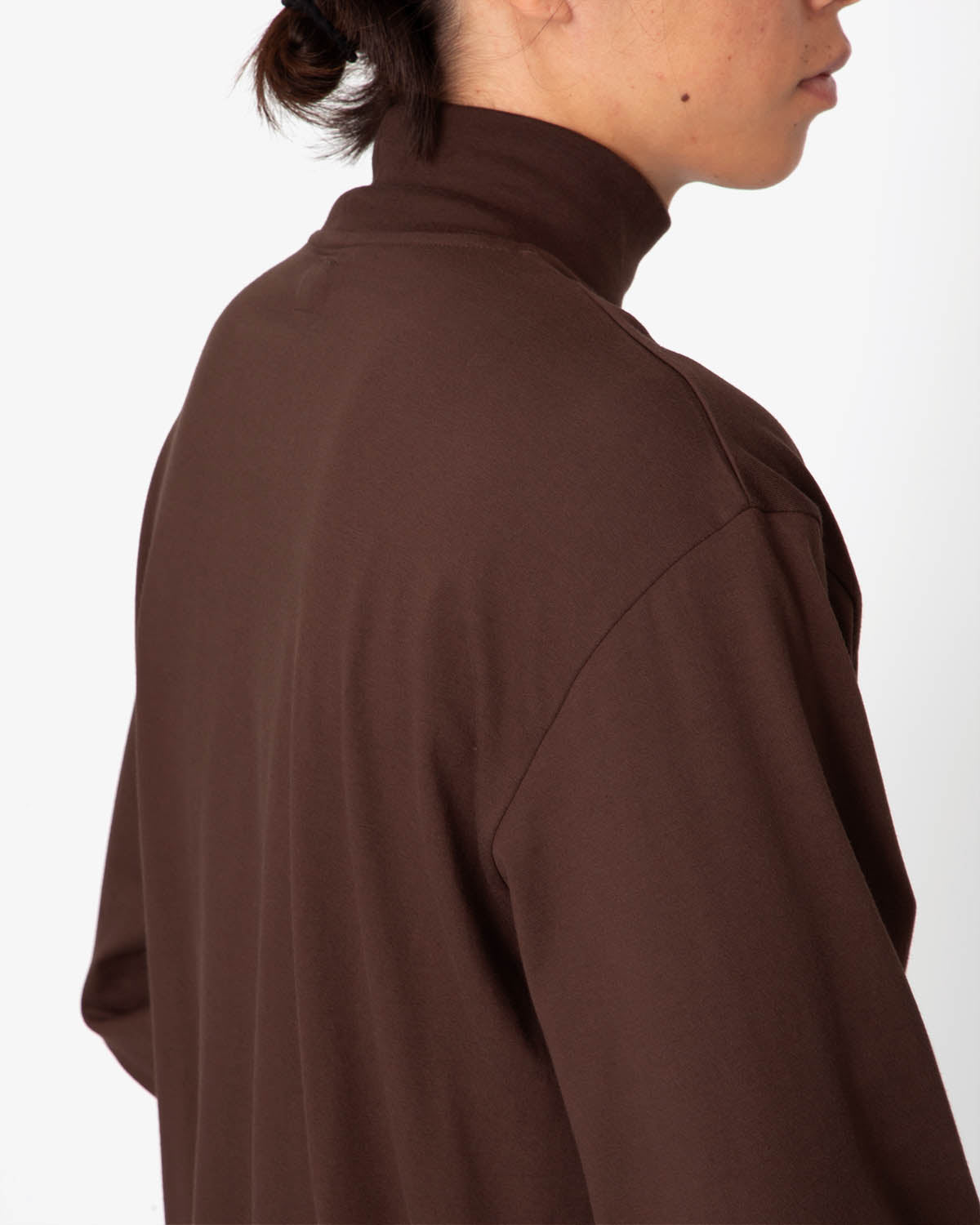 SILK COTTON 20/80 HIGH-NECK L/S