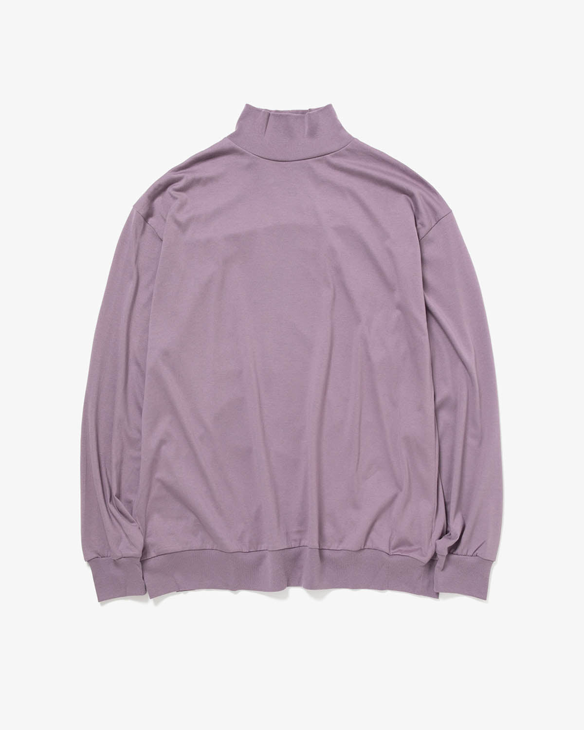 SILK COTTON 20/80 HIGH-NECK L/S