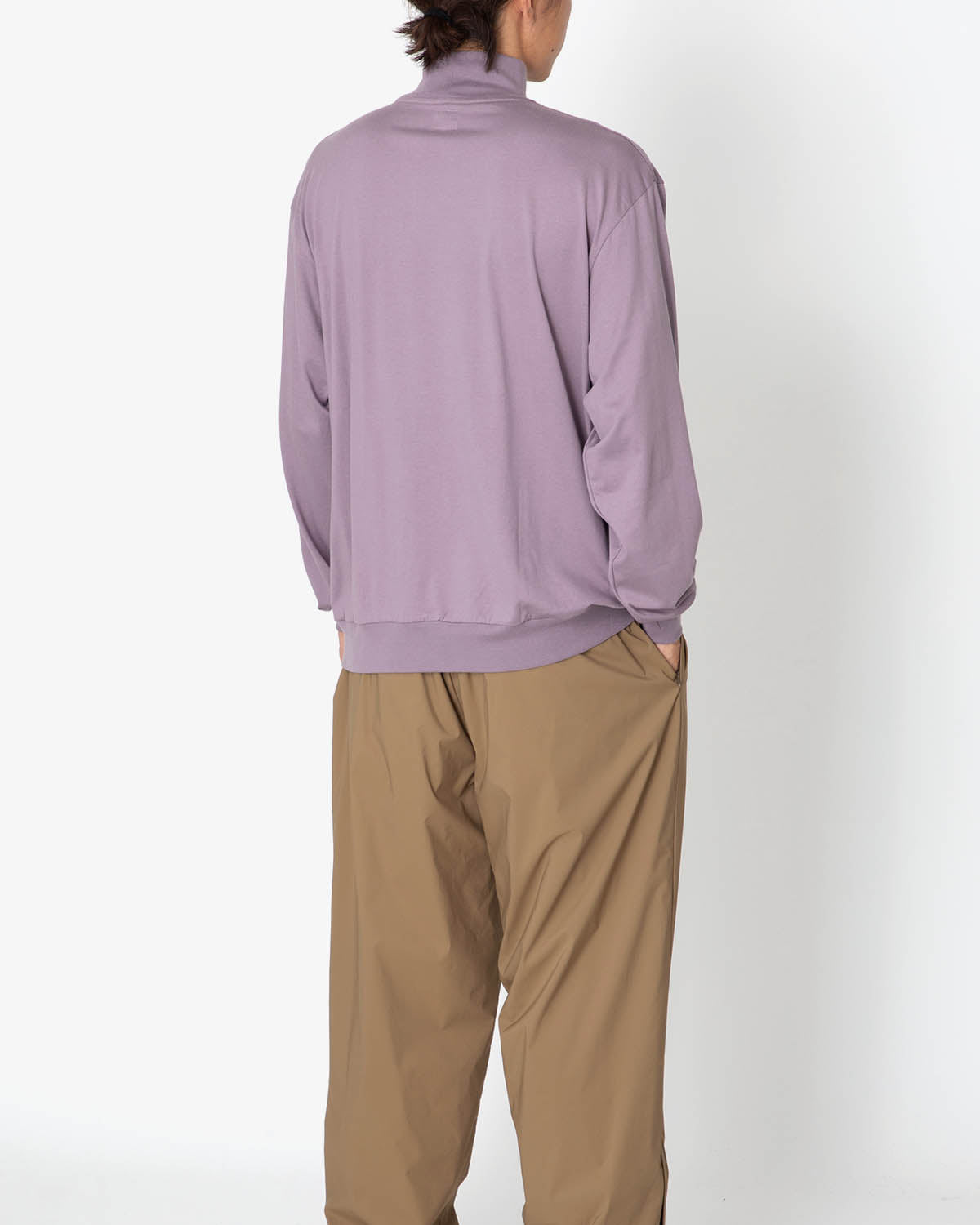 SILK COTTON 20/80 HIGH-NECK L/S