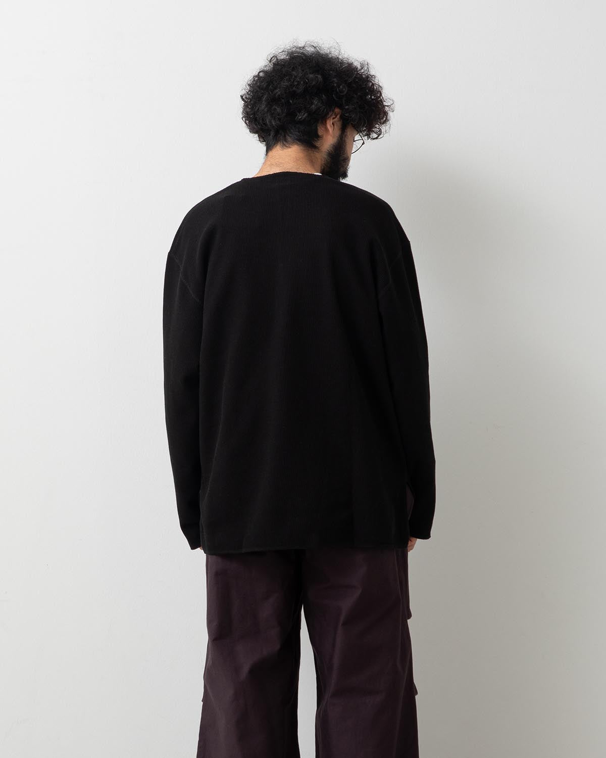 ROUGH&SMOOTH THERMAL OVER NECK L/S