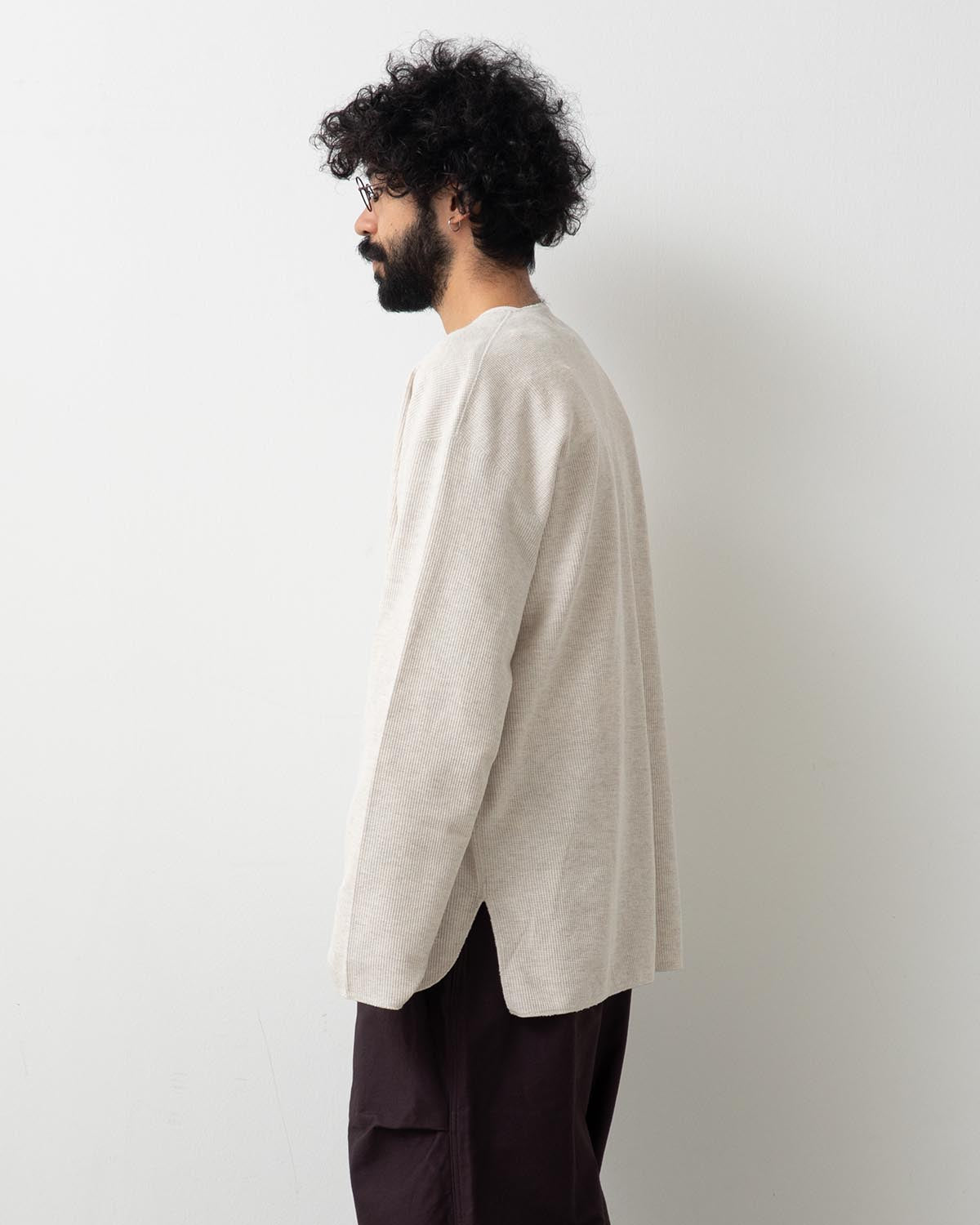 ROUGH&SMOOTH THERMAL OVER NECK L/S