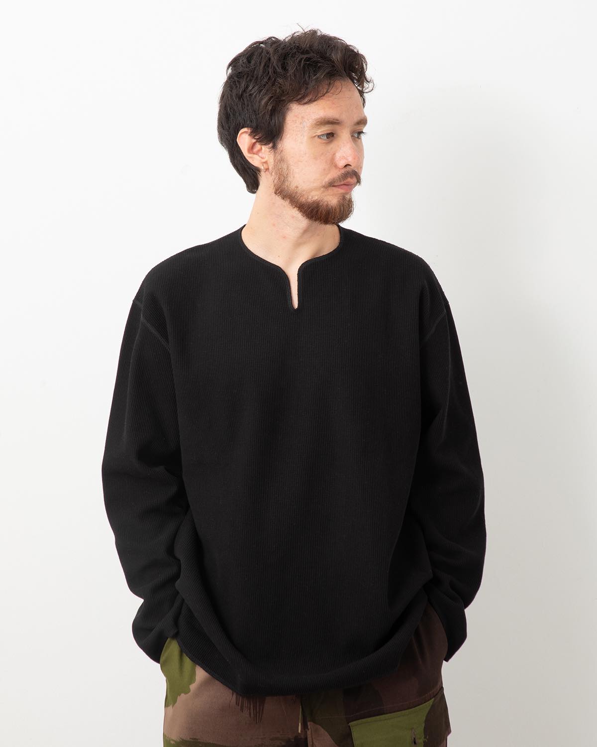 ROUGH&SMOOTH THERMAL OVER-NECK L/S