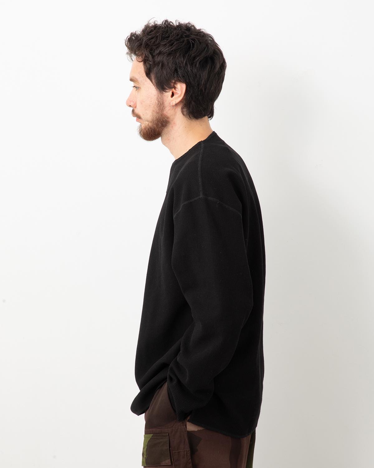 ROUGH&SMOOTH THERMAL OVER-NECK L/S
