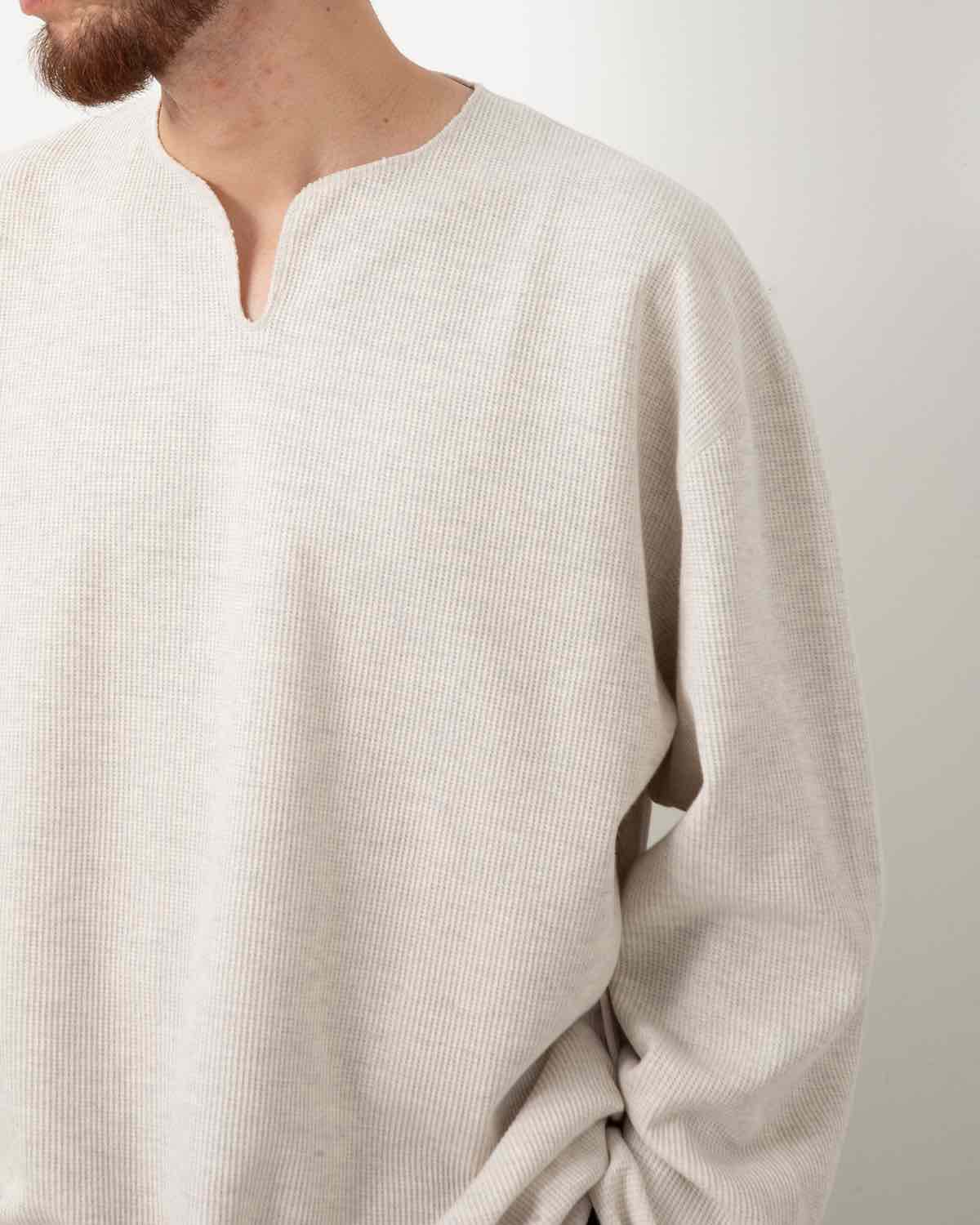 ROUGH&SMOOTH THERMAL OVER-NECK L/S