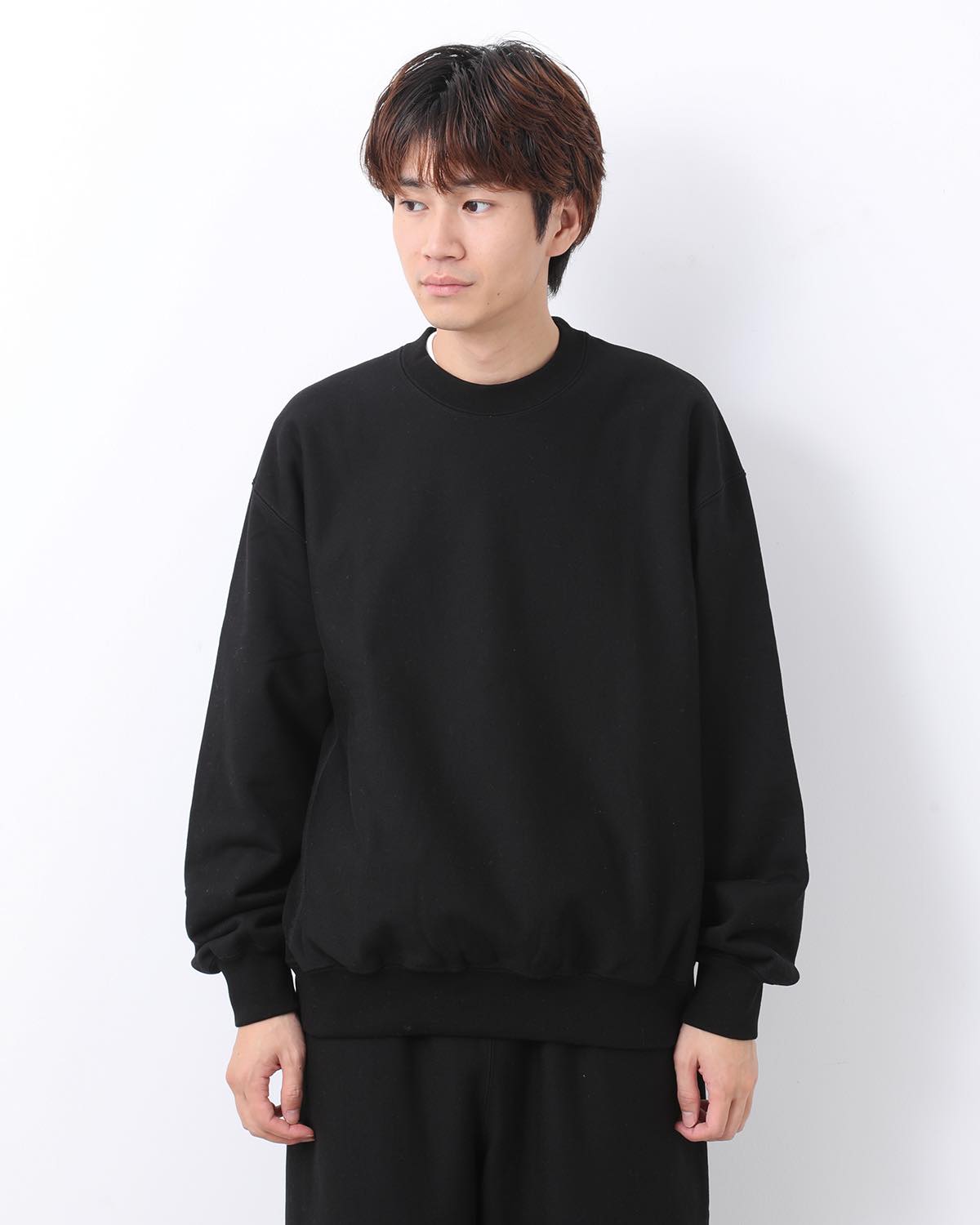 SOFT&HARD SWEAT CREW-NECK P/O WIDE