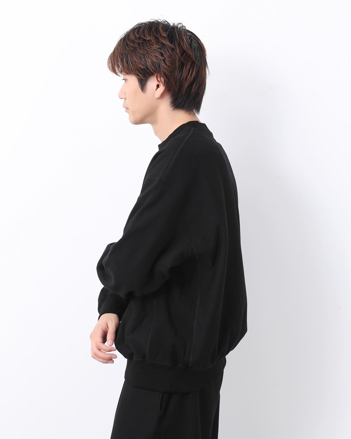 SOFT&HARD SWEAT CREW-NECK P/O WIDE