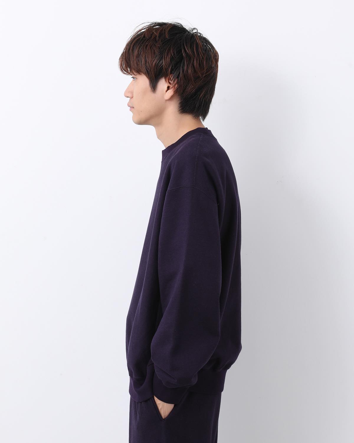 SOFT&HARD SWEAT CREW-NECK P/O WIDE