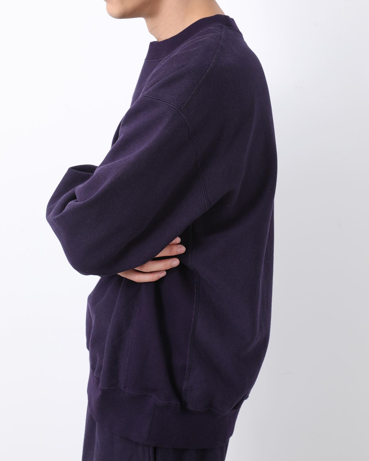 SOFT&HARD SWEAT CREW-NECK P/O WIDE