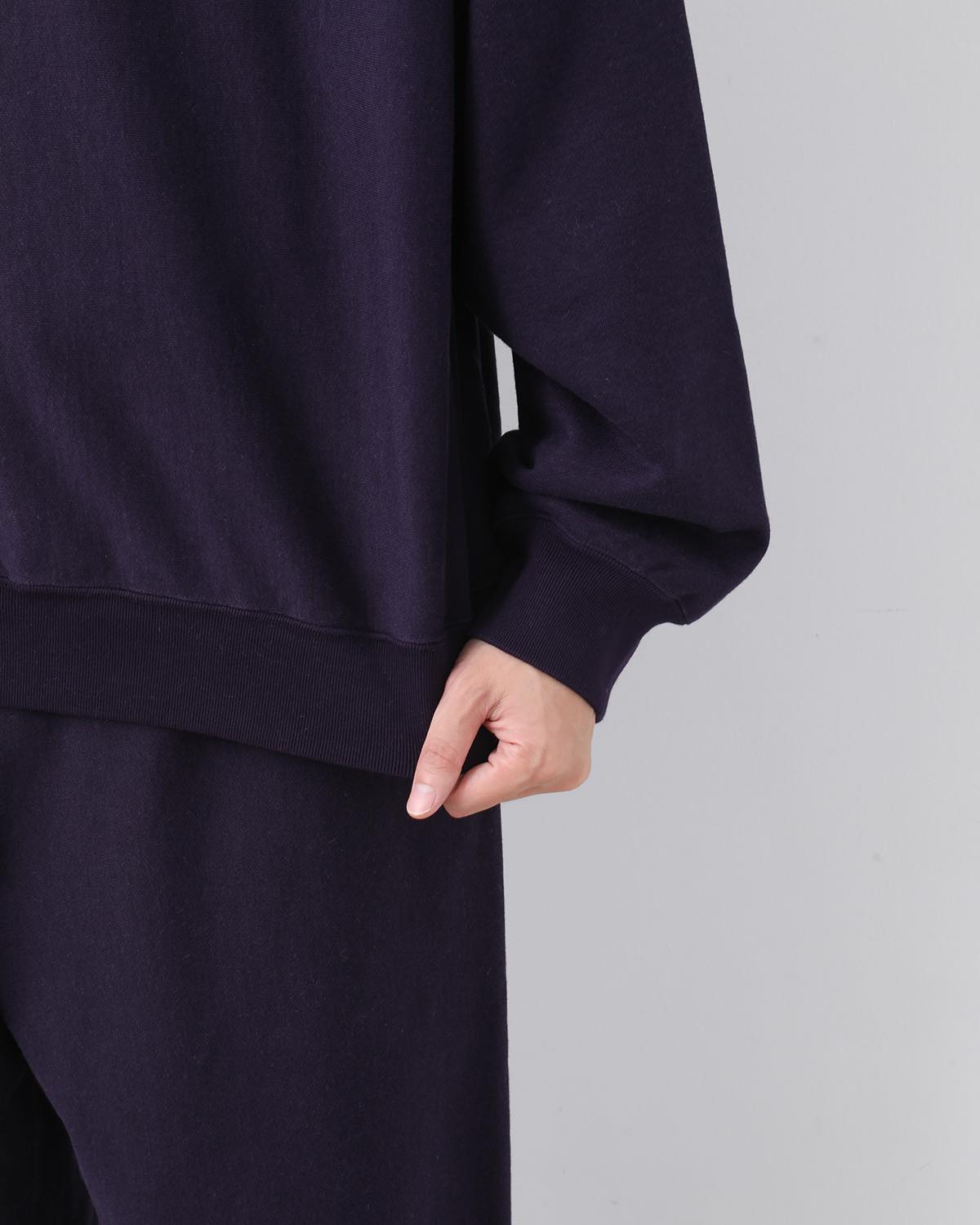 SOFT&HARD SWEAT CREW-NECK P/O WIDE