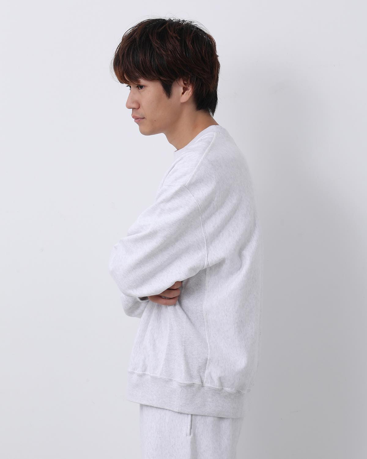 SOFT&HARD SWEAT CREW-NECK P/O WIDE