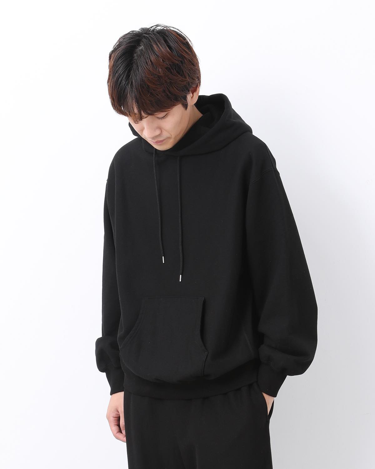 SOFT&HARD SWEAT HOODIE P/O WIDE
