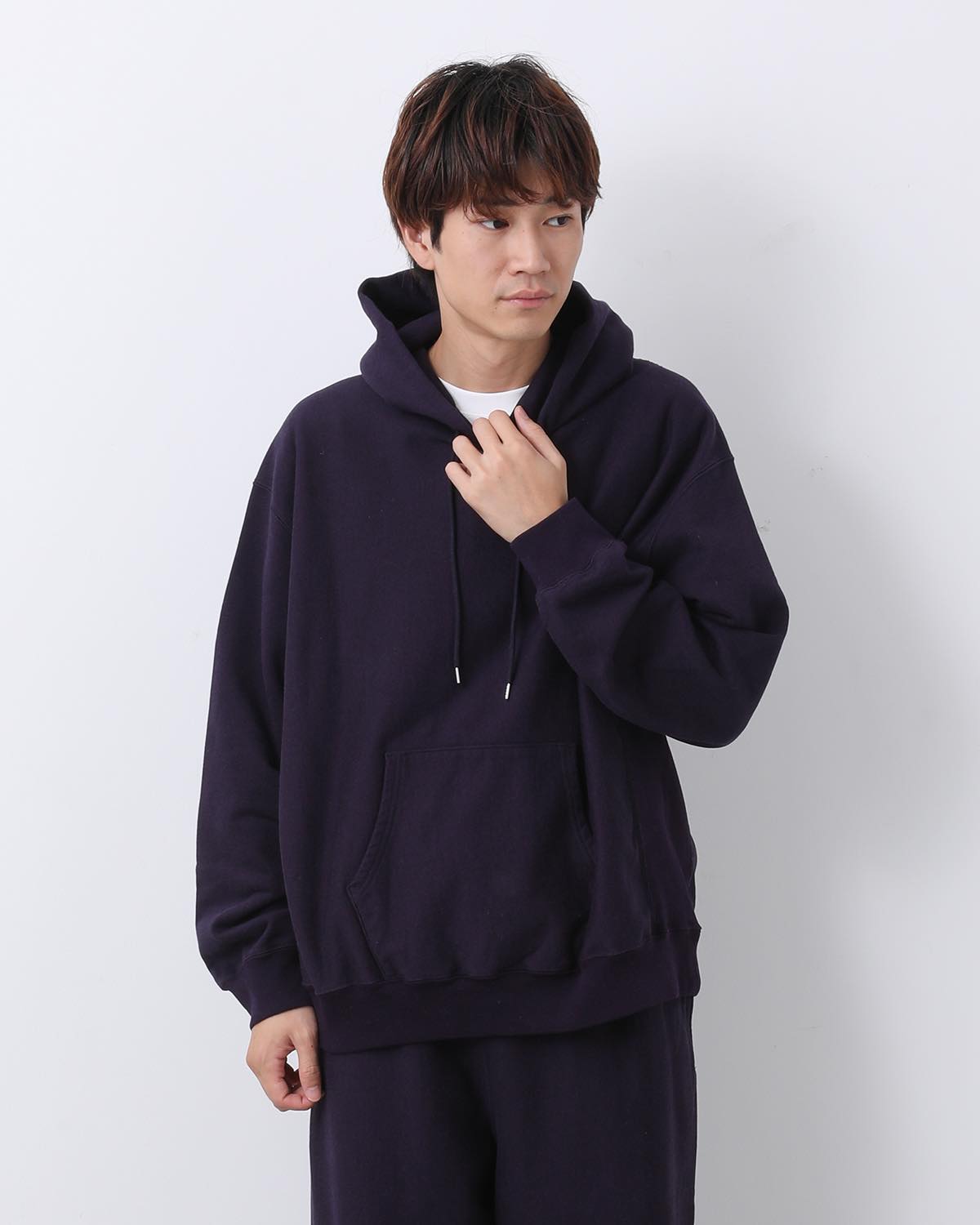 SOFT&HARD SWEAT HOODIE P/O WIDE