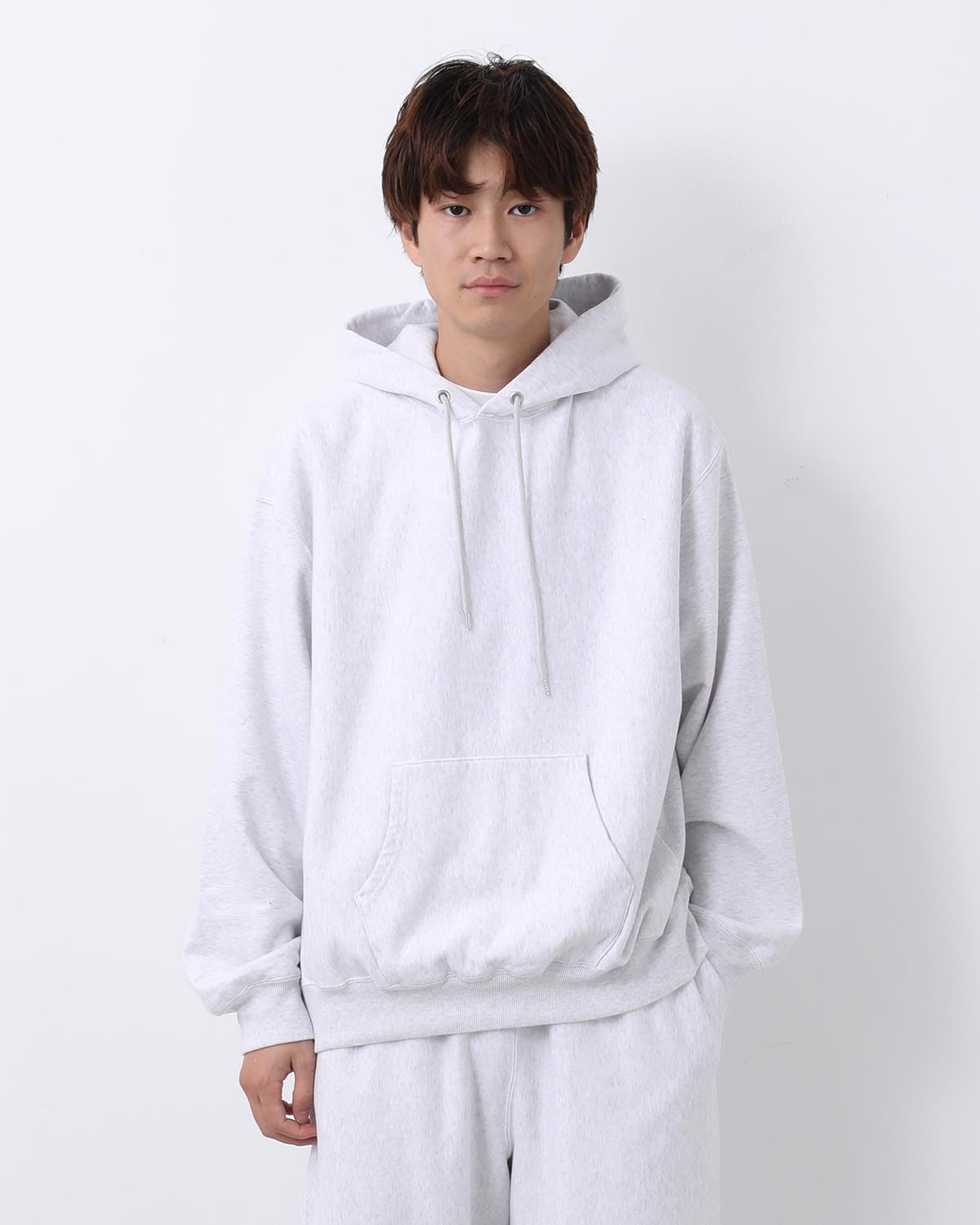 SOFT&HARD SWEAT HOODIE P/O WIDE