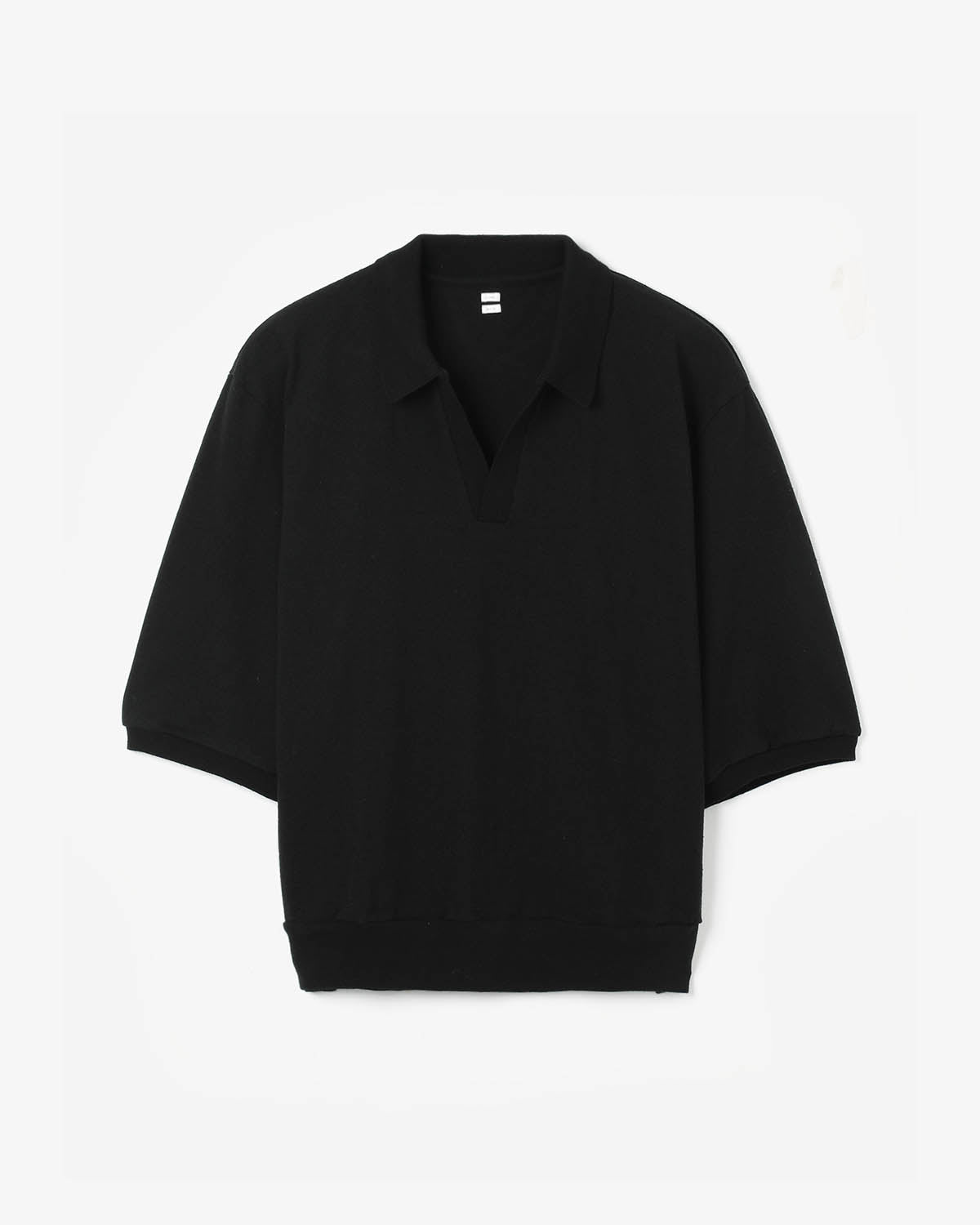 CO/SILK NEP SKIPPER CROPPED SLEEVE