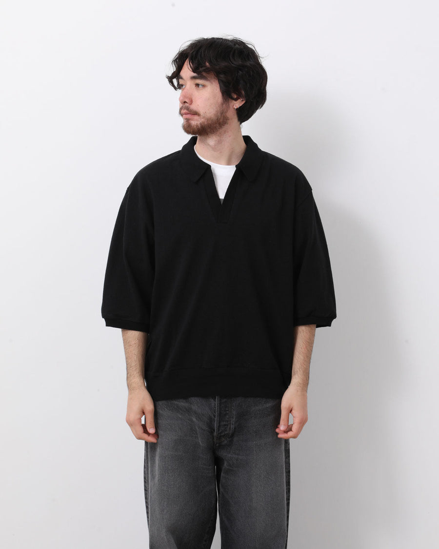 トップス 26ss blurhms Co/Silk Nep Skipper CO/SILK NEP SKIPPER CROPPED SLEEVE – COVERCHORD