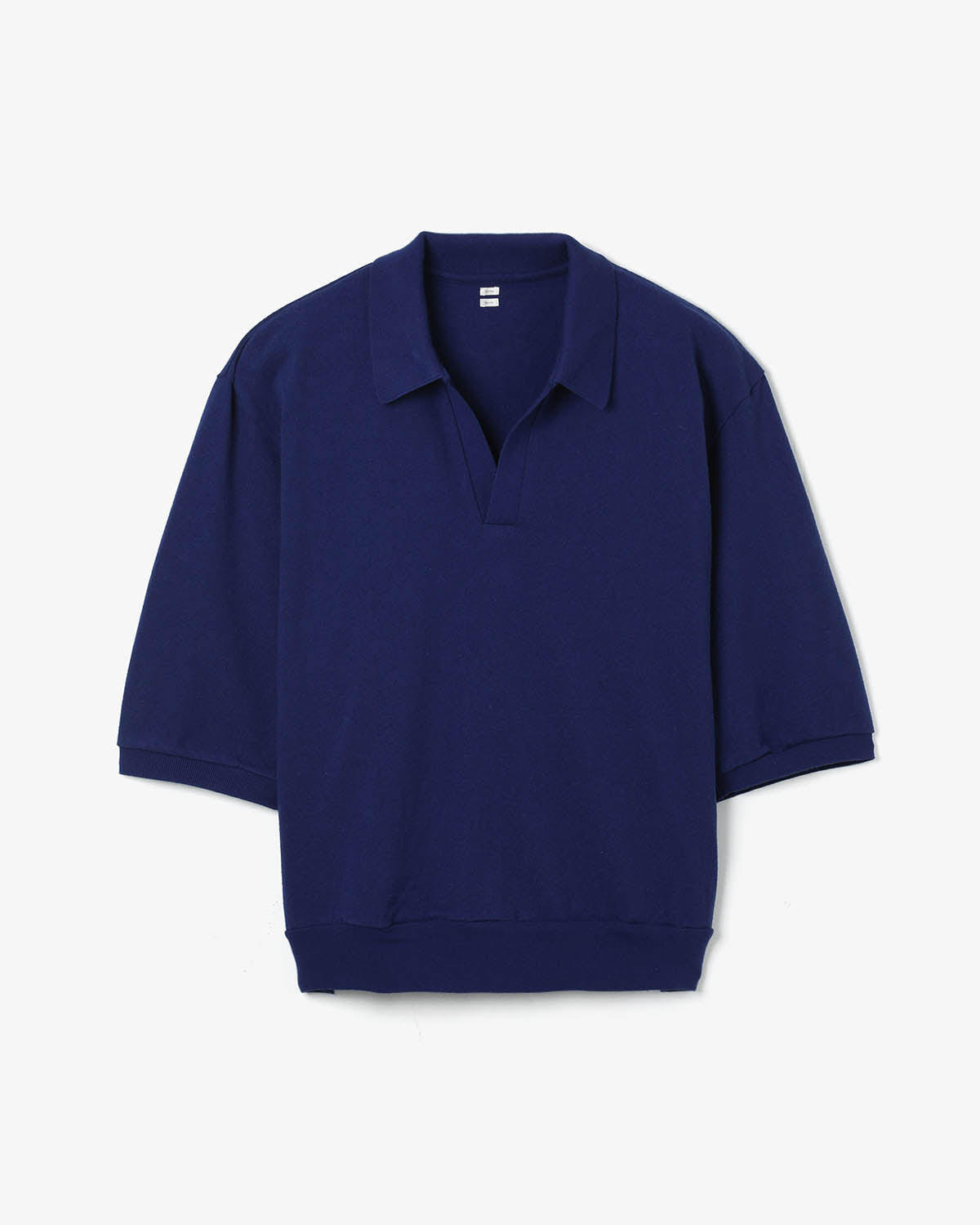 CO/SILK NEP SKIPPER CROPPED SLEEVE