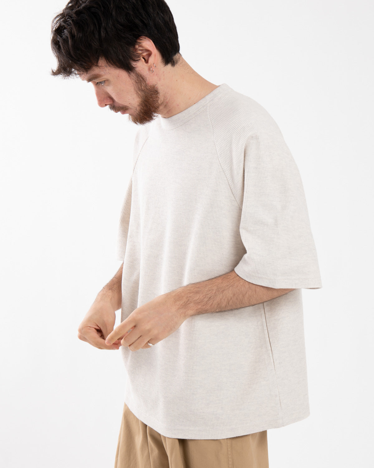 ROUGH&SMOOTH THERMAL RAGLAN TEE