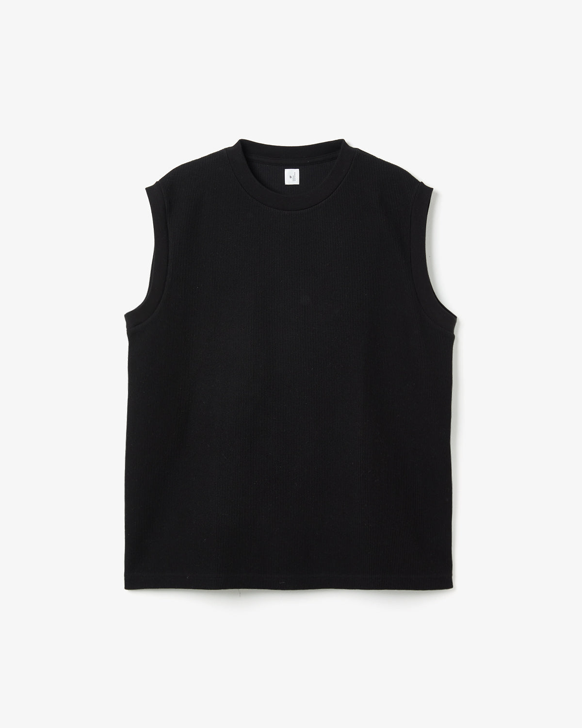 ROUGH&SMOOTH THERMAL SLEEVELESS