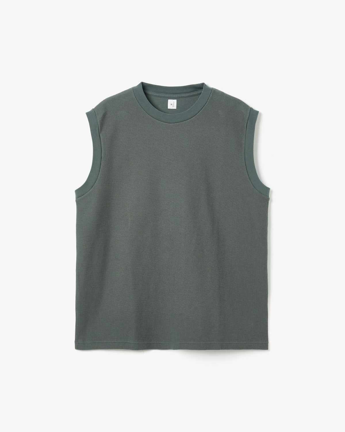 ROUGH&SMOOTH THERMAL SLEEVELESS