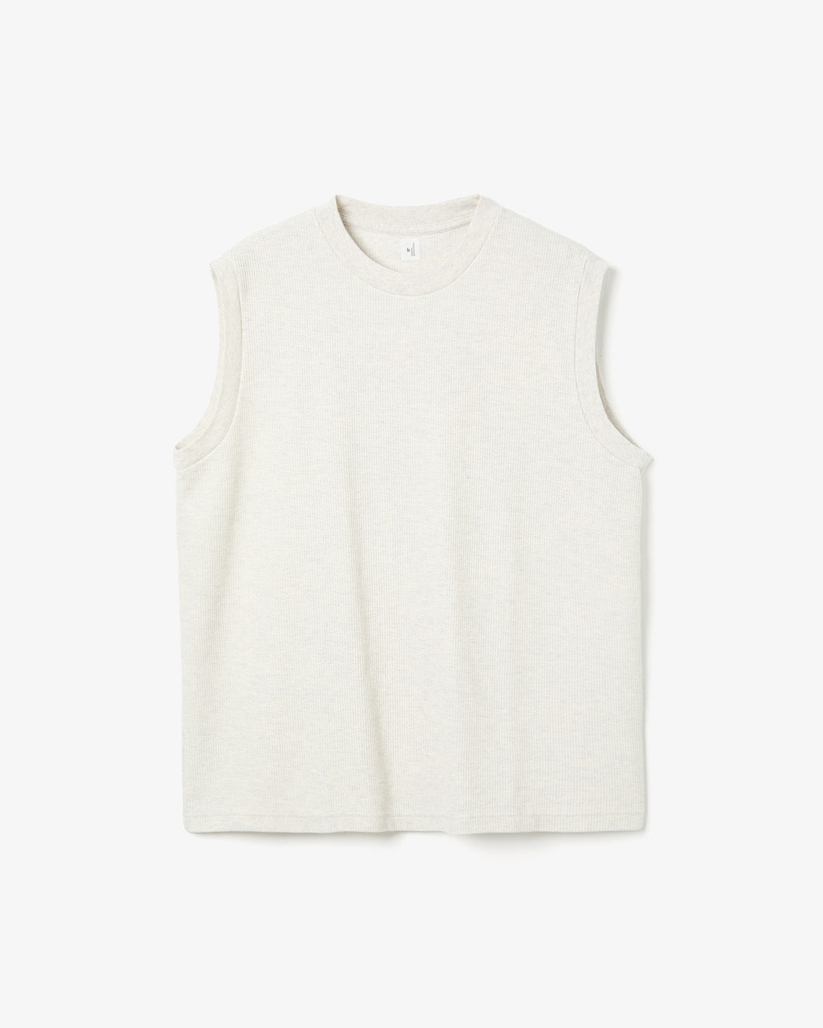 ROUGH&SMOOTH THERMAL SLEEVELESS