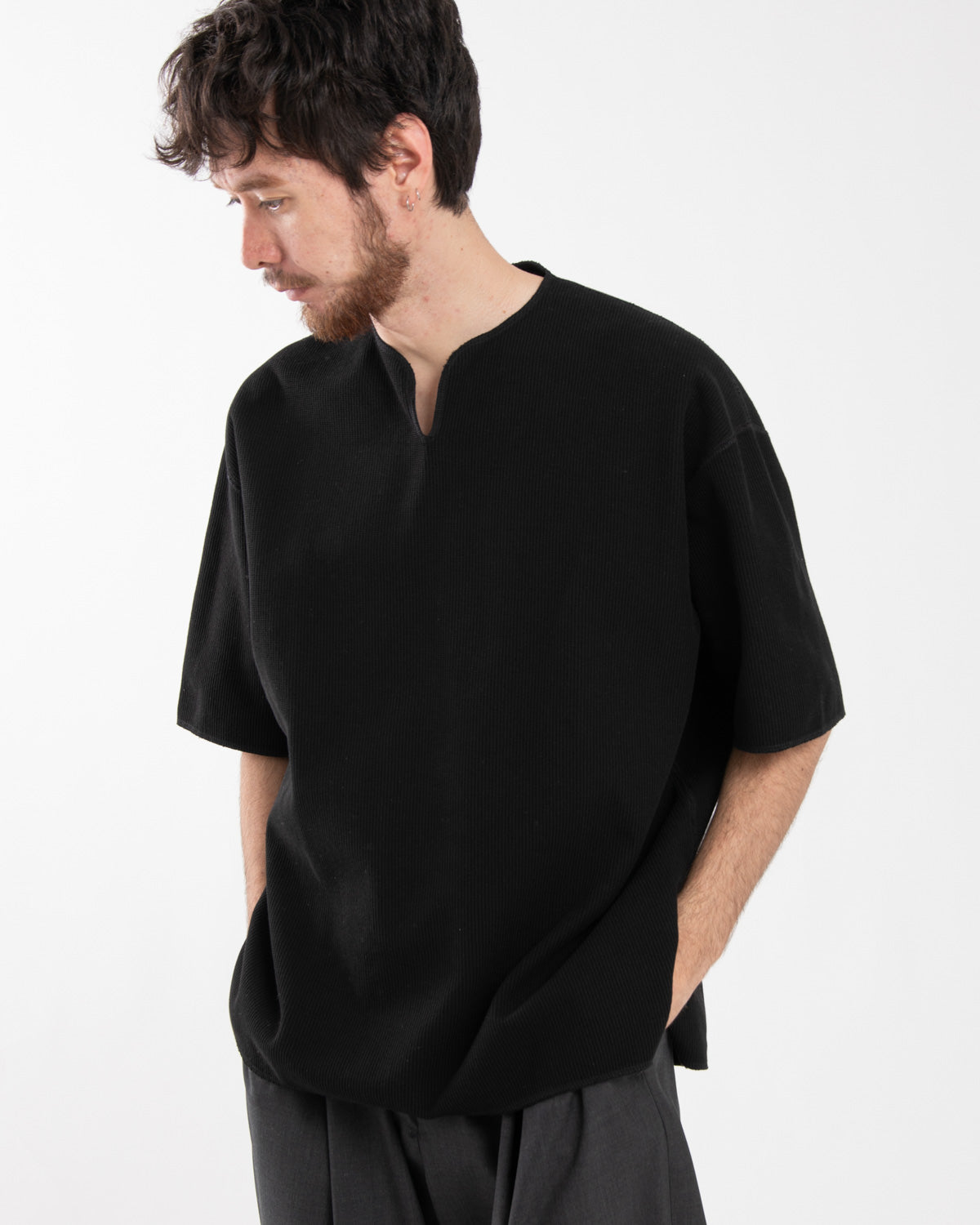 ROUGH&SMOOTH THERMAL OVER-NECK