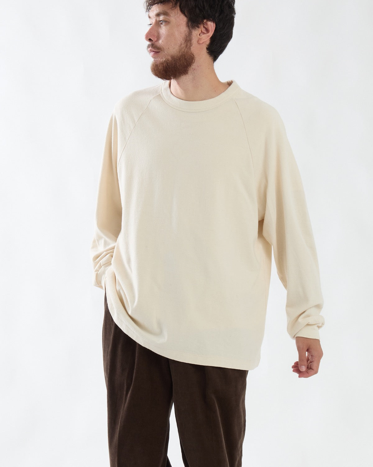 CO/SILK NEP RAGLAN TEE