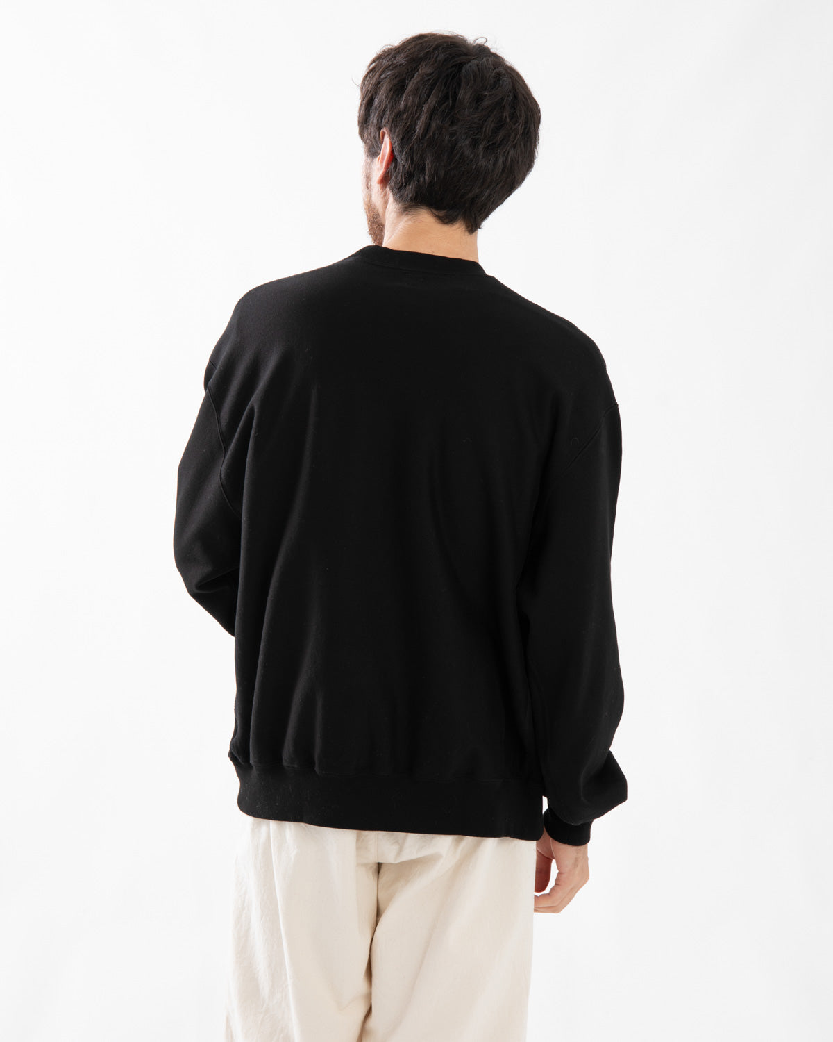 SOFT&HARD SWEAT CREW-NECK P/O WIDE