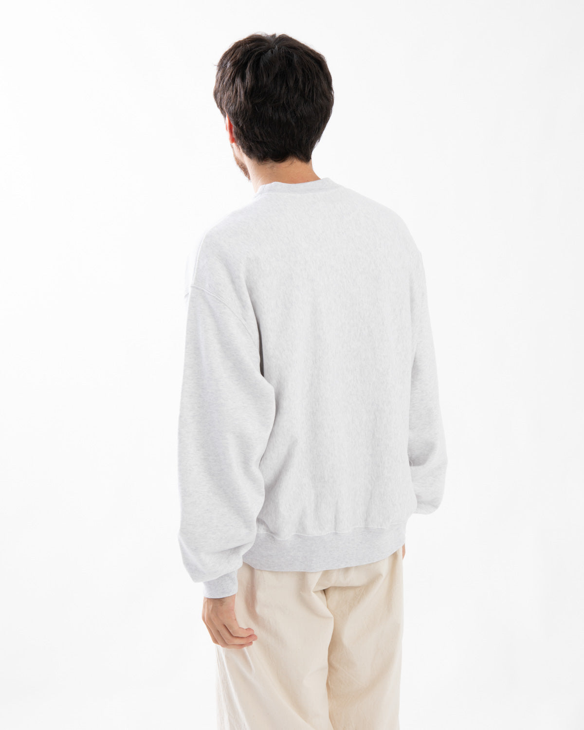 SOFT&HARD SWEAT CREW-NECK P/O WIDE
