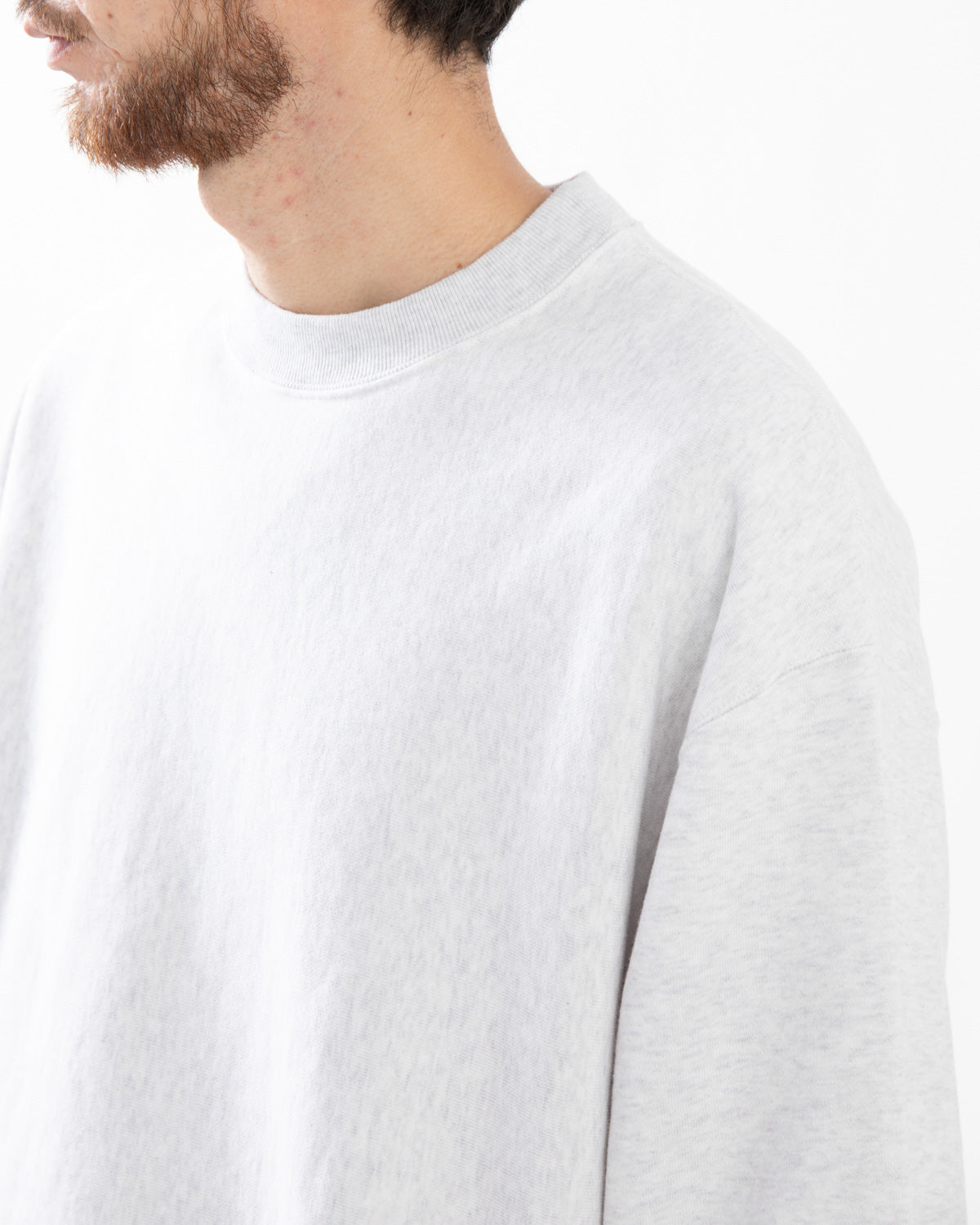 SOFT&HARD SWEAT CREW-NECK P/O WIDE