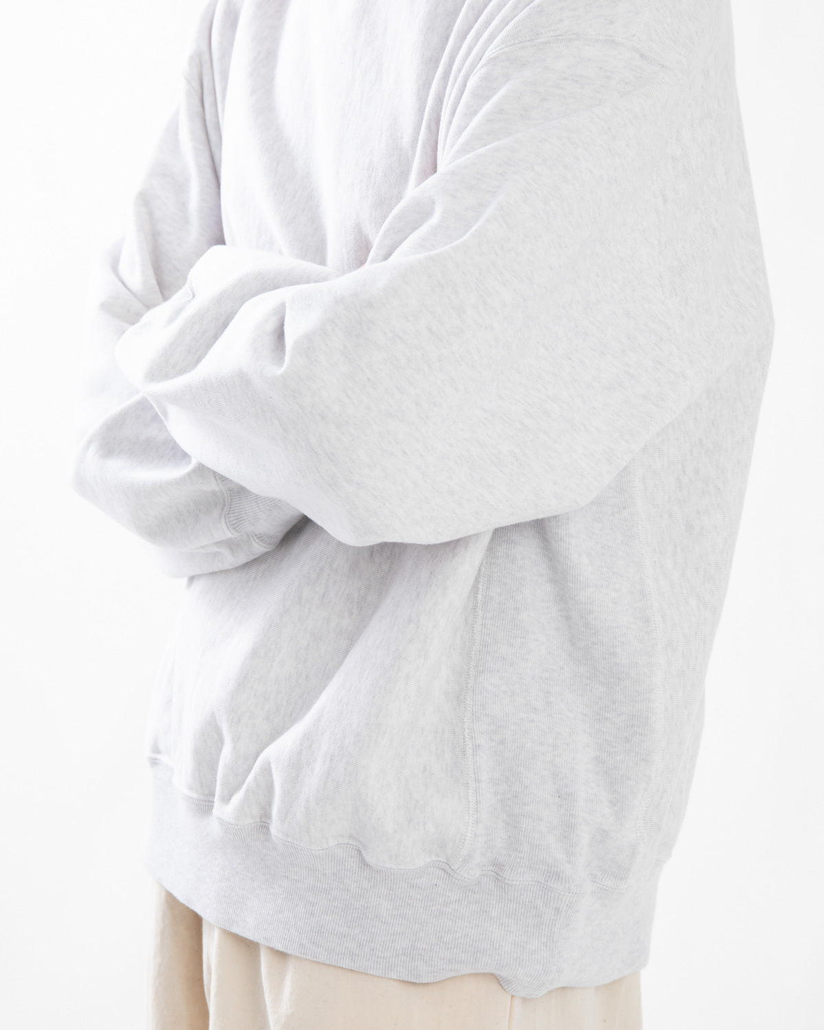 SOFT&HARD SWEAT CREW-NECK P/O WIDE