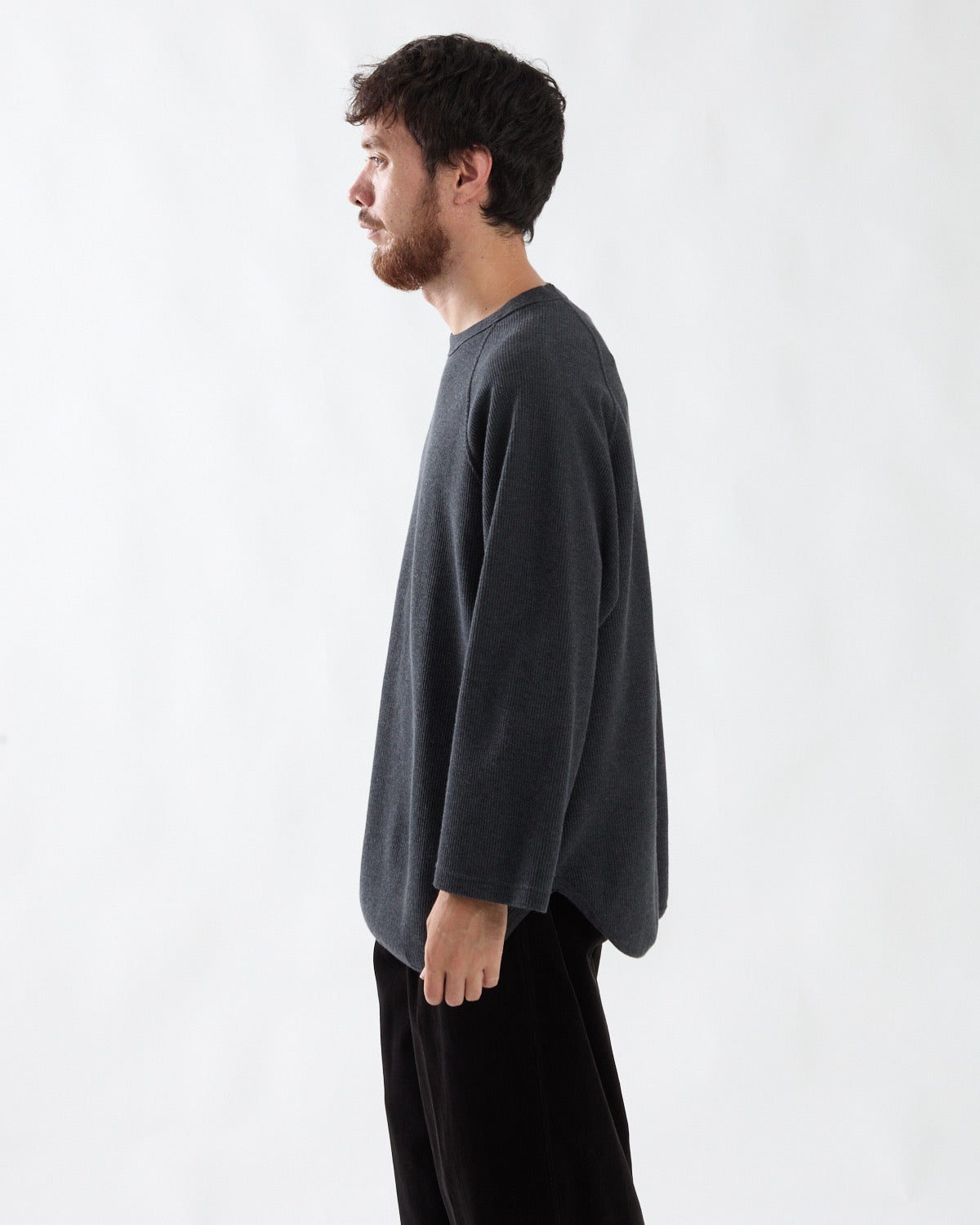 ROUGH&SMOOTH THERMAL BASEBALL RAGLAN TEE