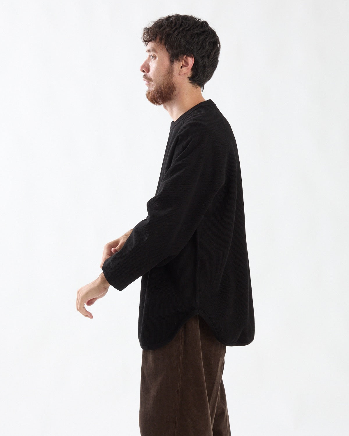 ROUGH&SMOOTH THERMAL BASEBALL RAGLAN TEE