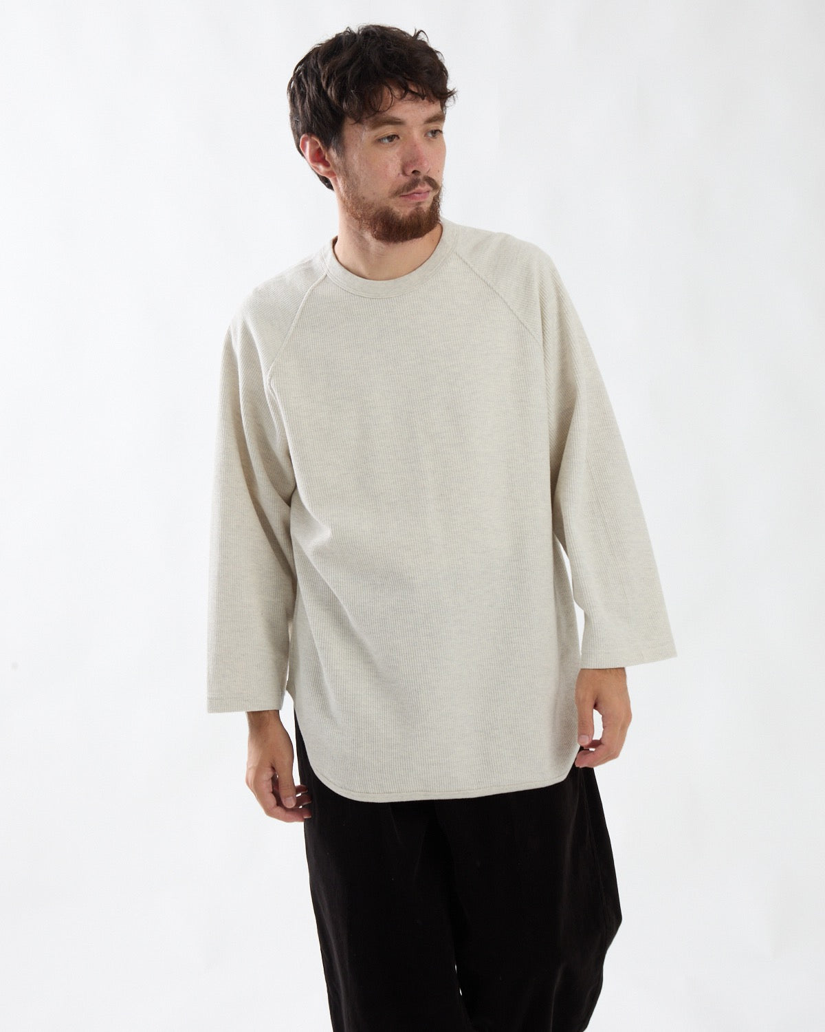 ROUGH&SMOOTH THERMAL BASEBALL RAGLAN TEE