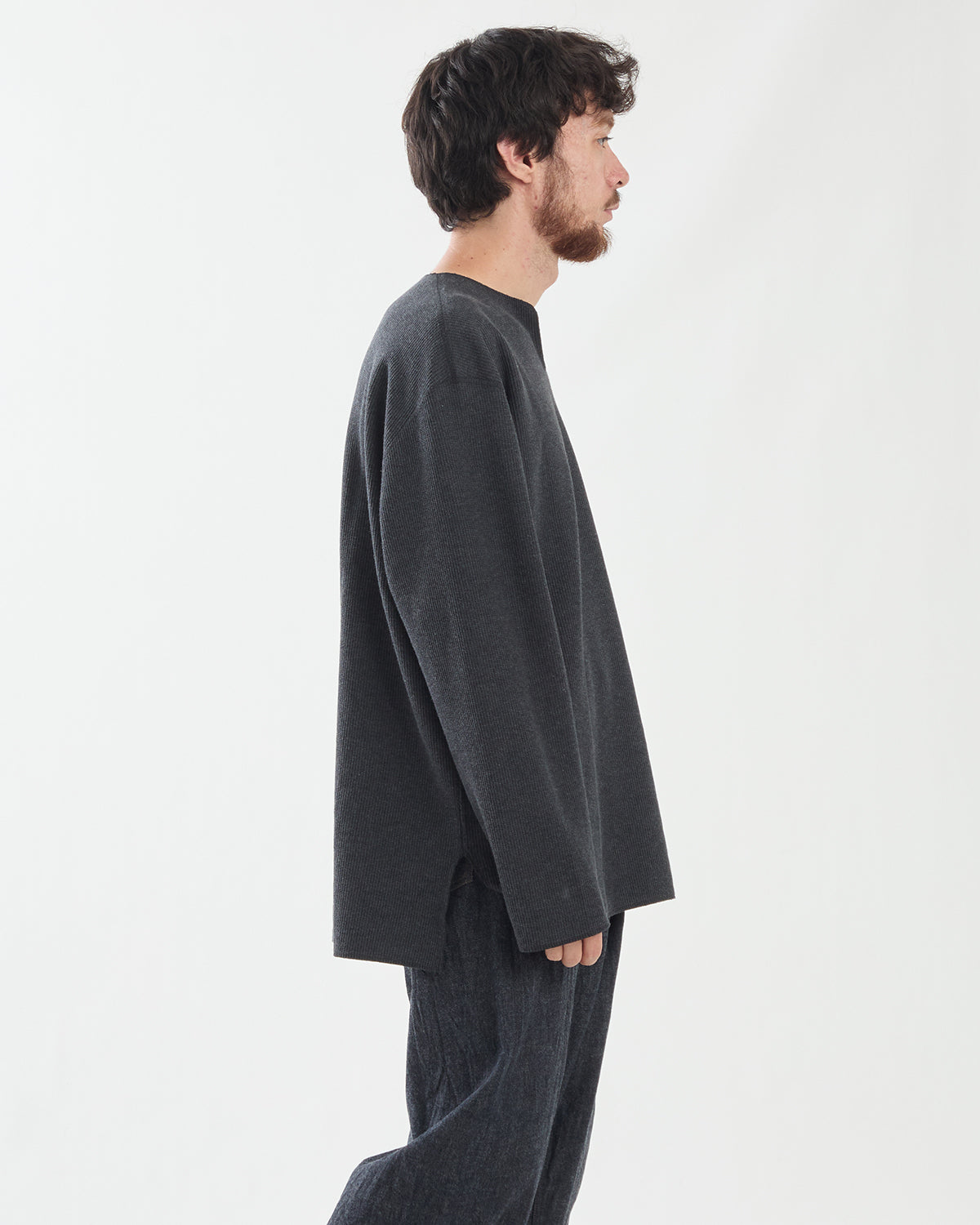 ROUGH&SMOOTH THERMAL OVER-NECK L/S