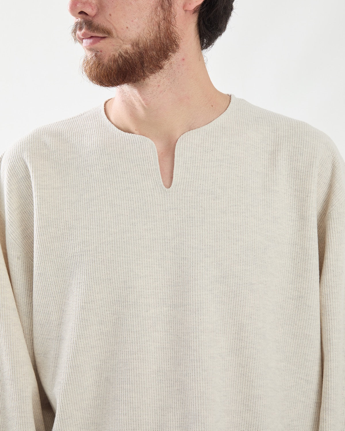 ROUGH&SMOOTH THERMAL OVER-NECK L/S