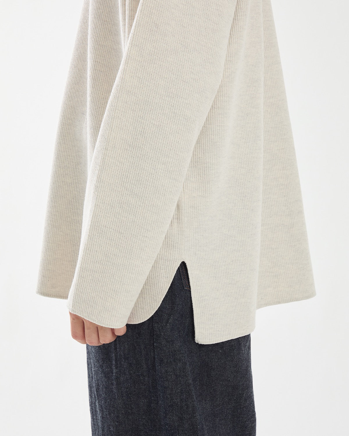 ROUGH&SMOOTH THERMAL OVER-NECK L/S