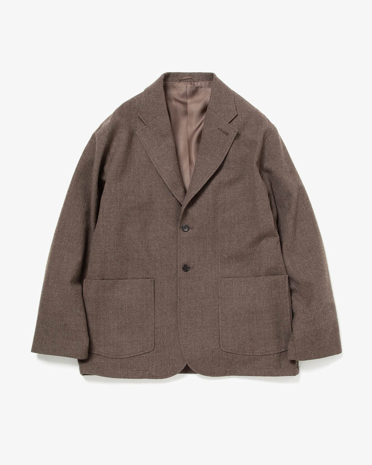 WASHED WOOL 2BUTTON JACKET