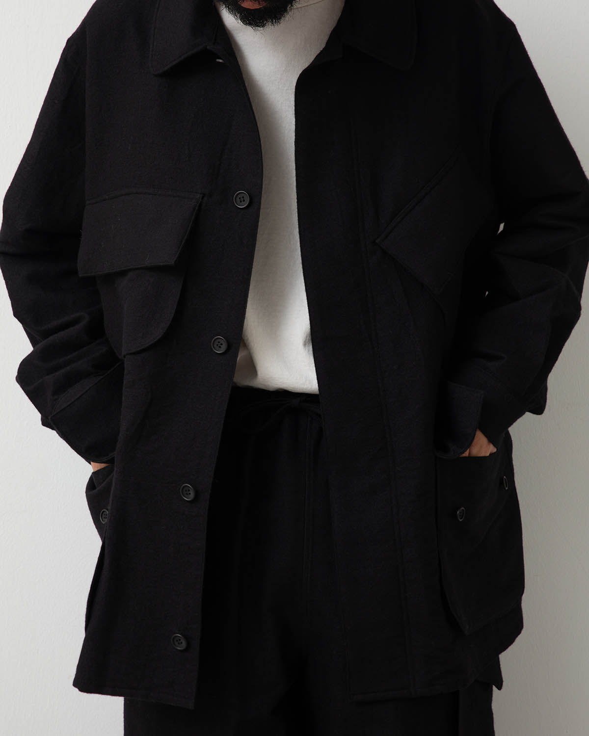 WOOL NAPPING BEACON JACKET