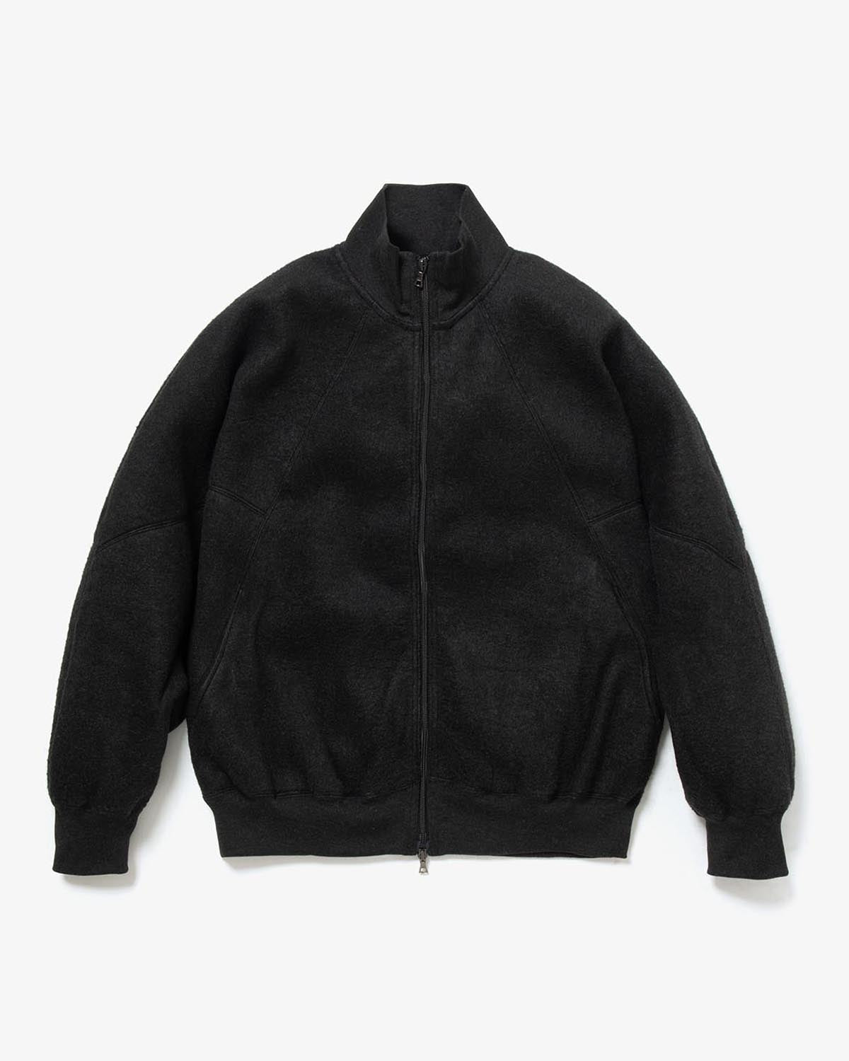 PE/SILK FLEECE TRACK JACKET