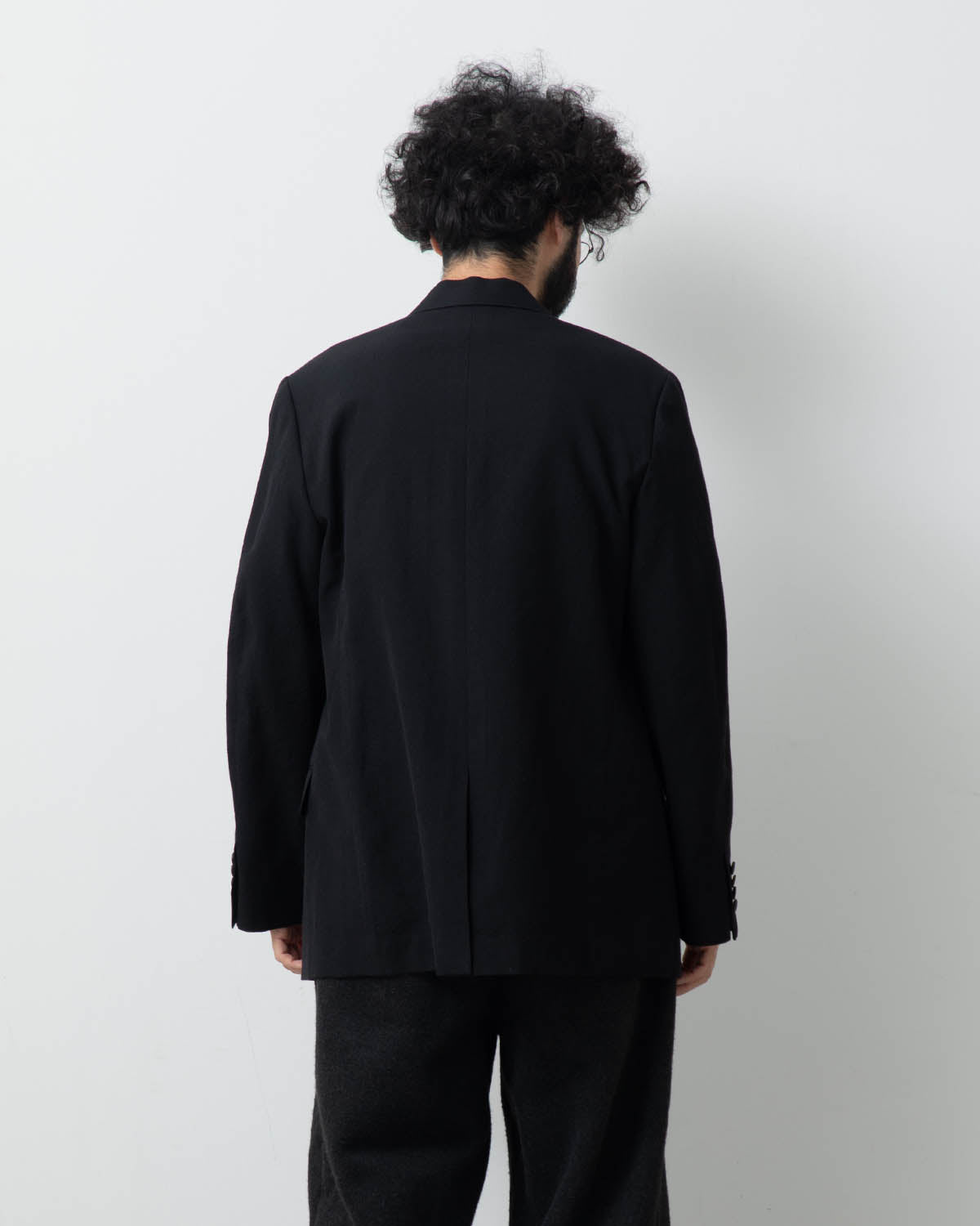 ROUGH WOOL GABARDINE 2B JACKET