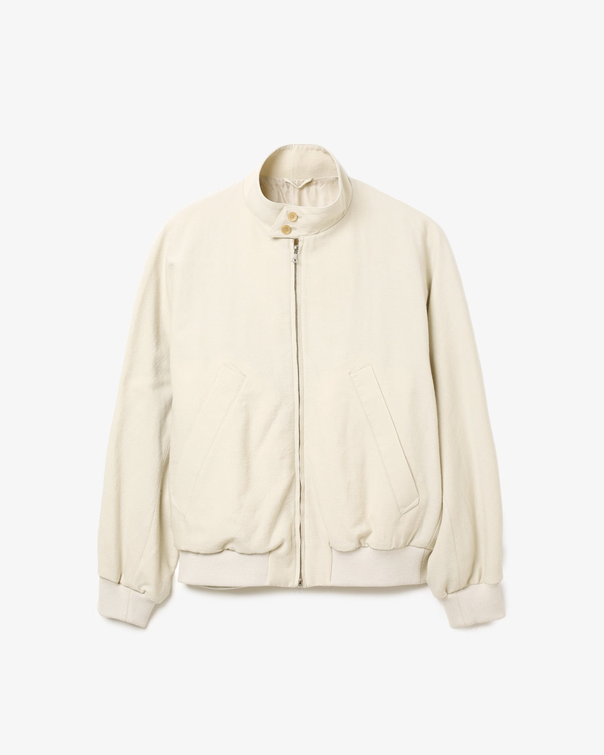 WOOL GABARDINE HARRINGTON JACKET