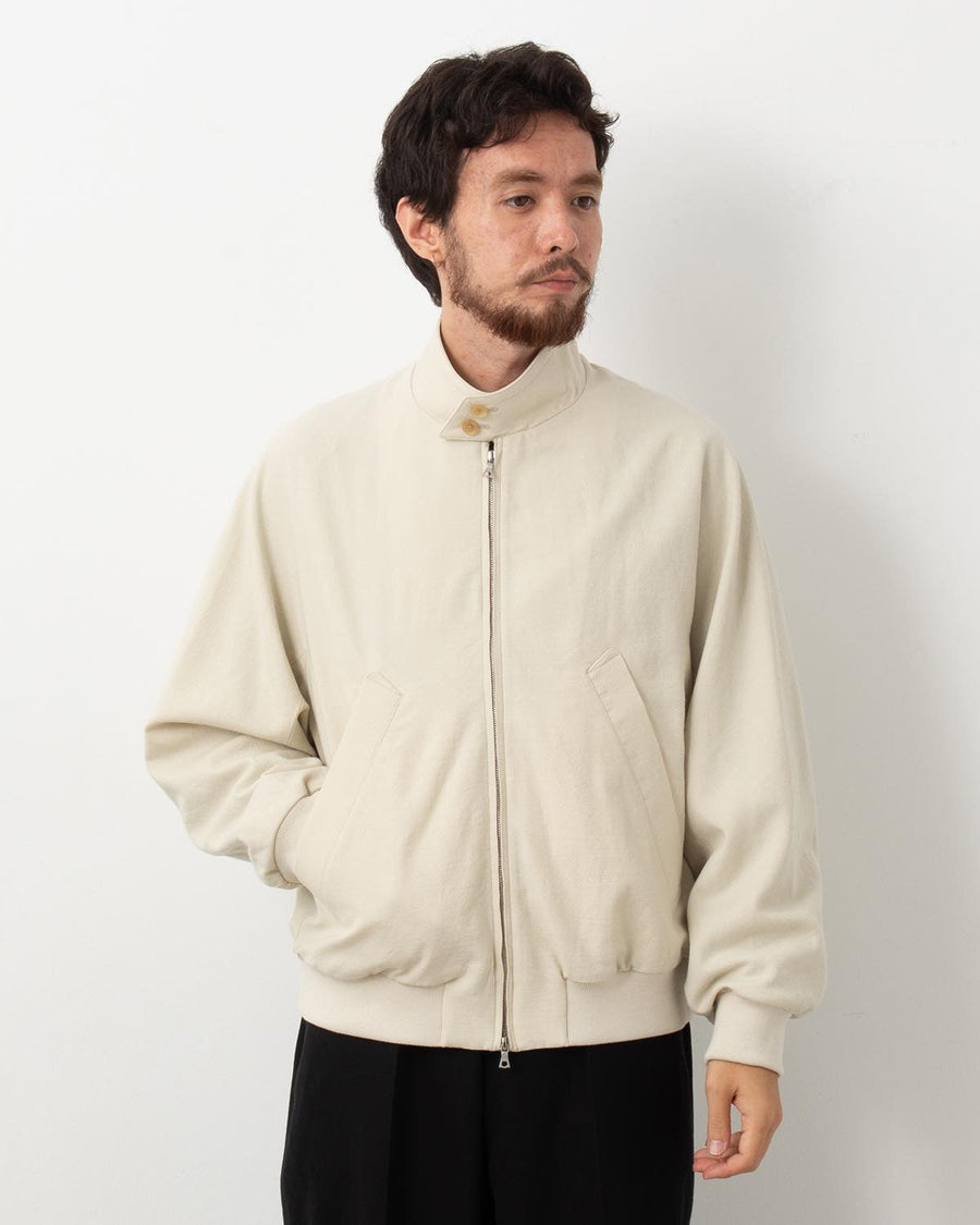 WOOL GABARDINE HARRINGTON JACKET – COVERCHORD