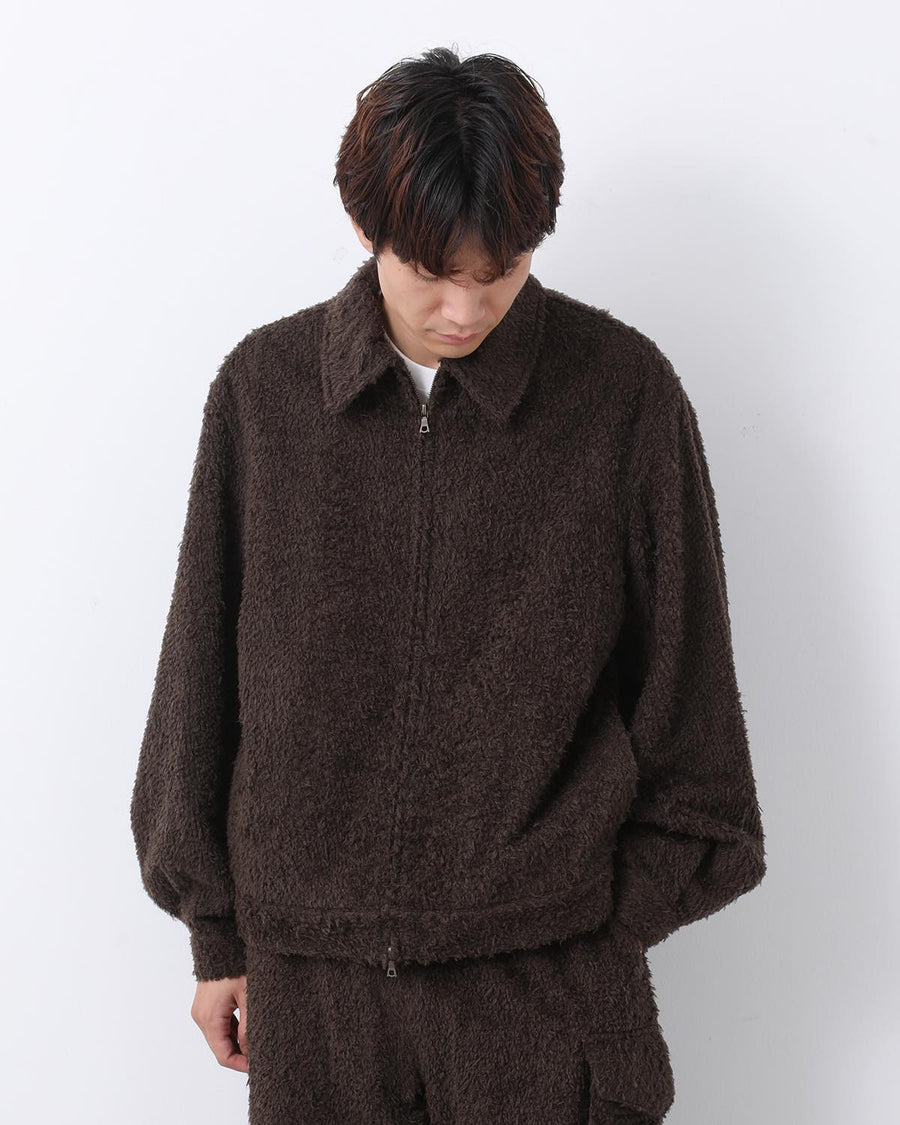 Herlipto Wool Blend Jacket ウールジャケットS Herlipto Wool-Blend Fancy Tweed Jacket