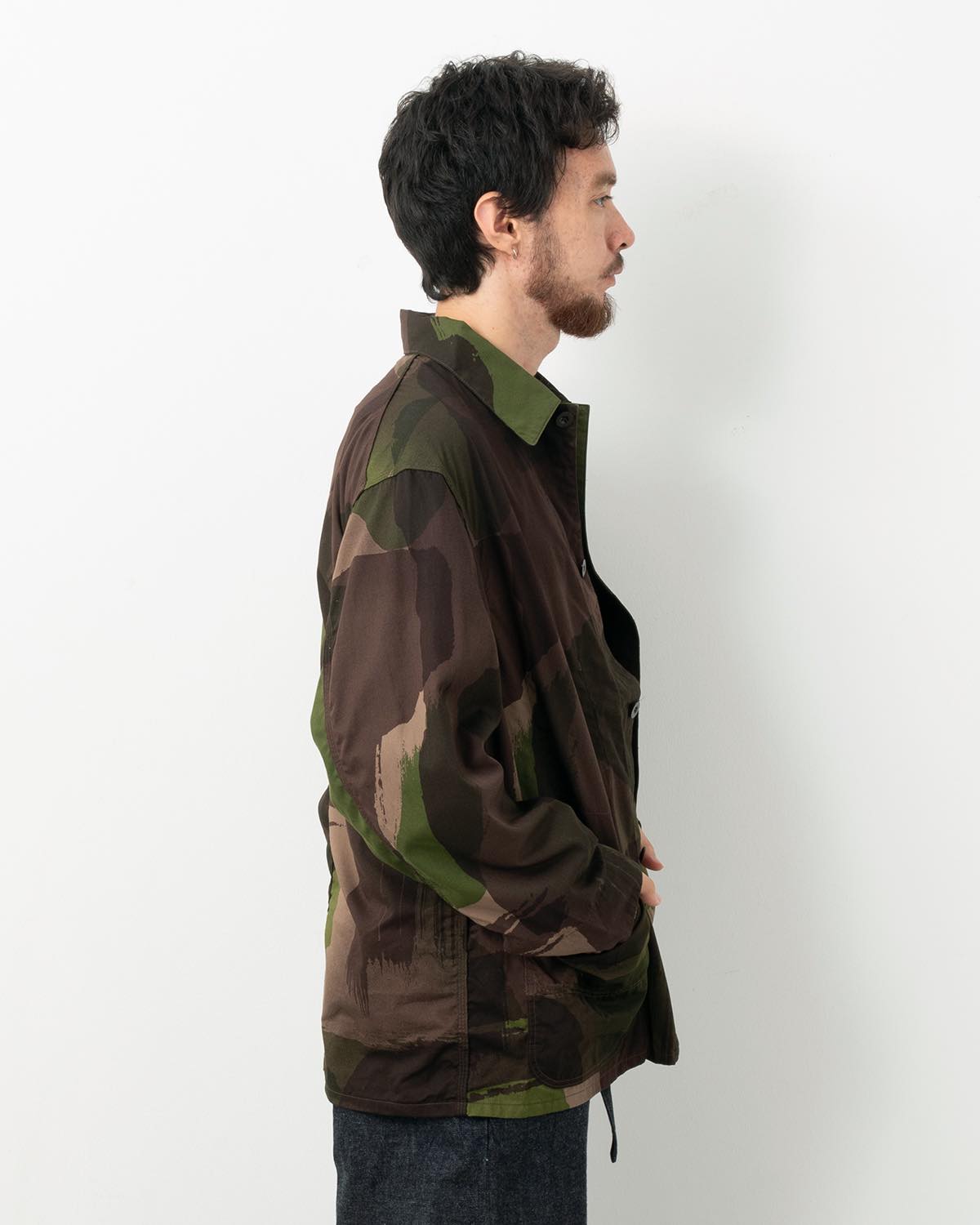 BRUSH STOROKE CAMO COVERALL
